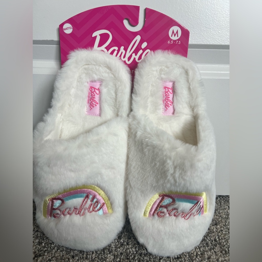 New Women’s Barbie Slippers - medium